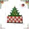 Glitzhome® 15.25" Lighted Christmas Tree Advent Calendar Décor